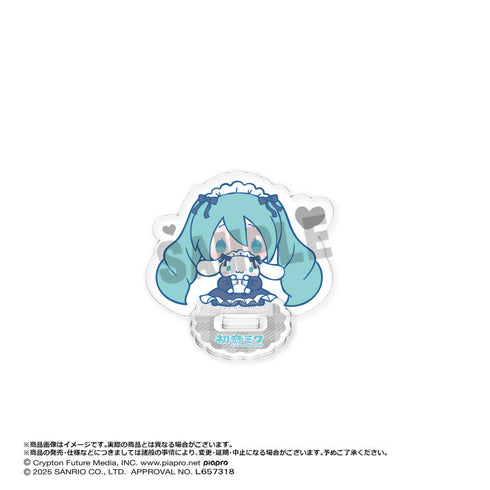『初音ミク×シナモロール』トレーディングミニアクリルスタンド【BOX】